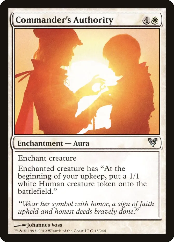 Commander's Authority Front Face