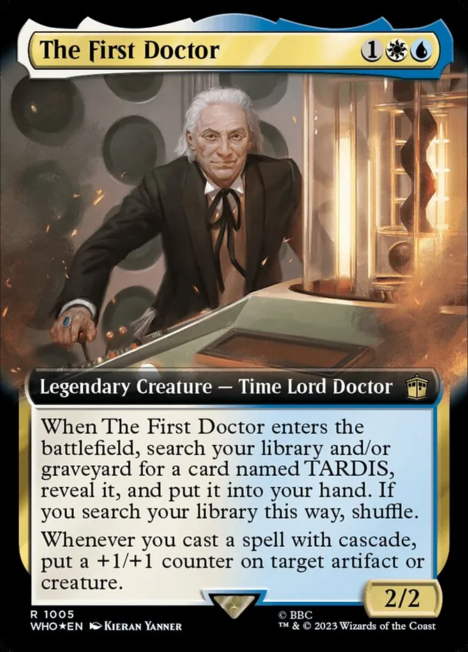 The First Doctor Front Face