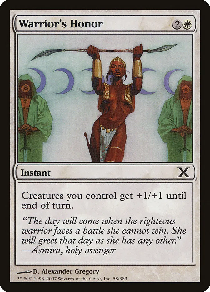 Warrior's Honor Front Face
