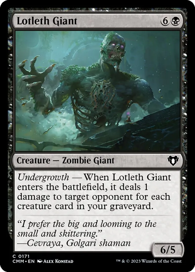 Lotleth Giant Front Face