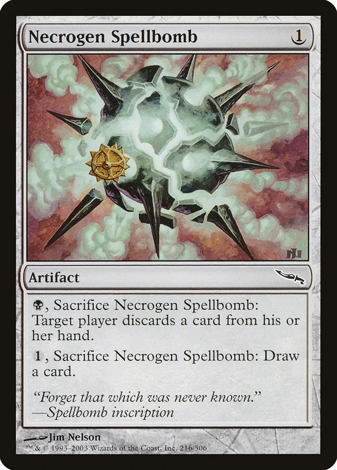 Necrogen Spellbomb Front Face