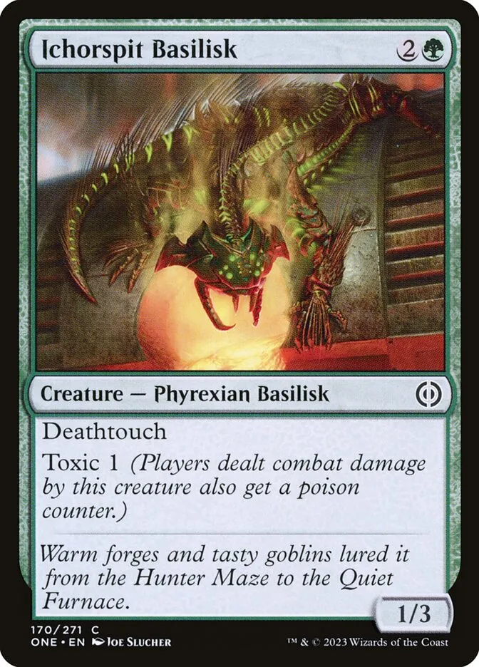 Ichorspit Basilisk Front Face