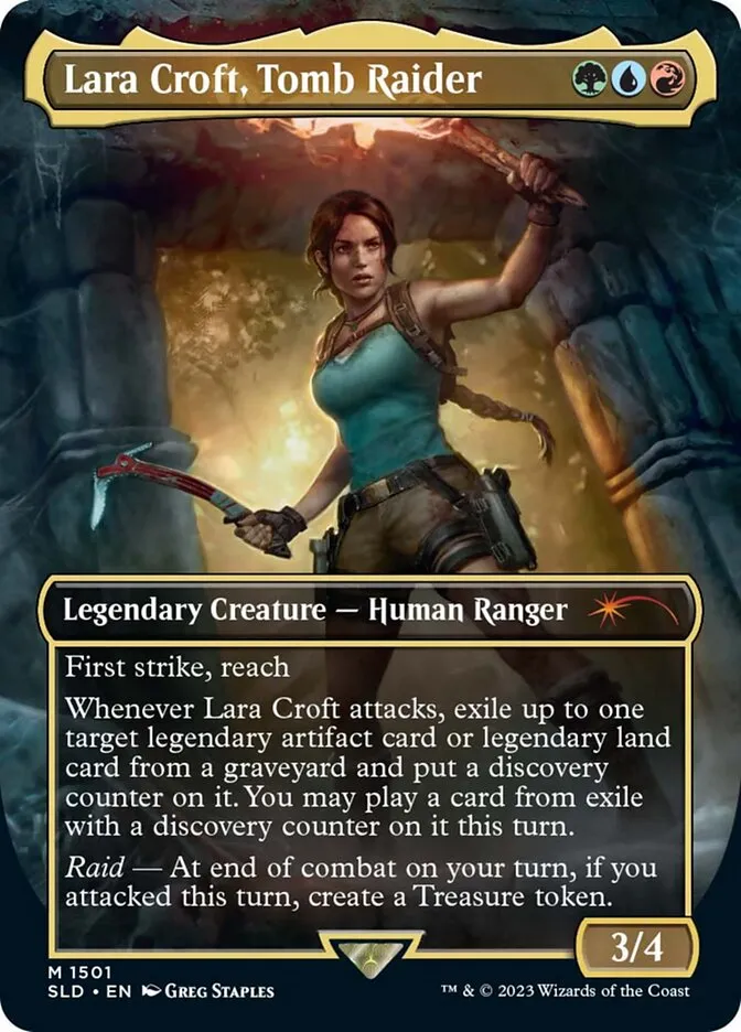 Lara Croft, Tomb Raider Front Face