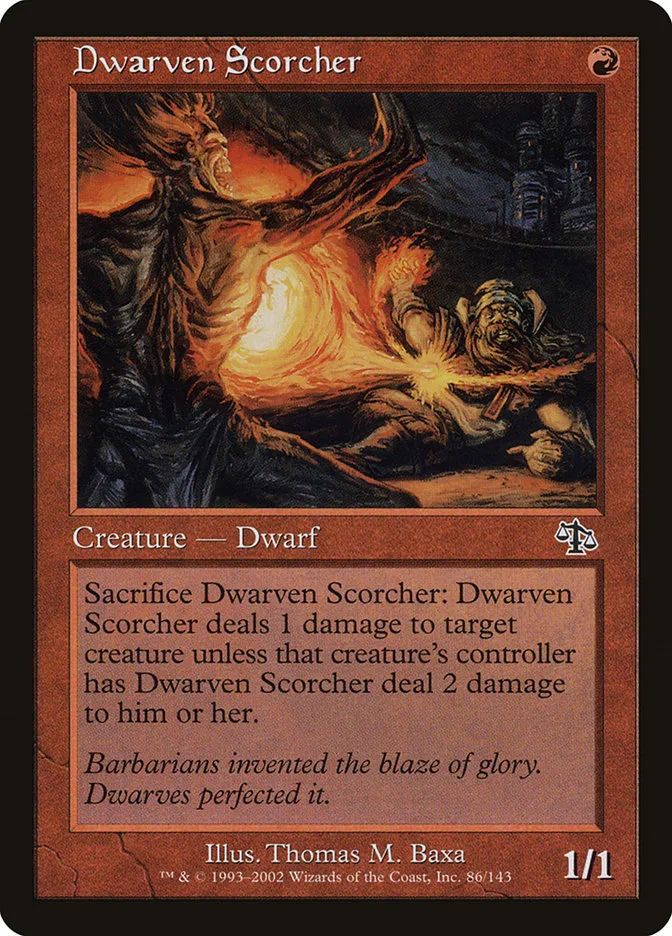 Dwarven Scorcher Front Face