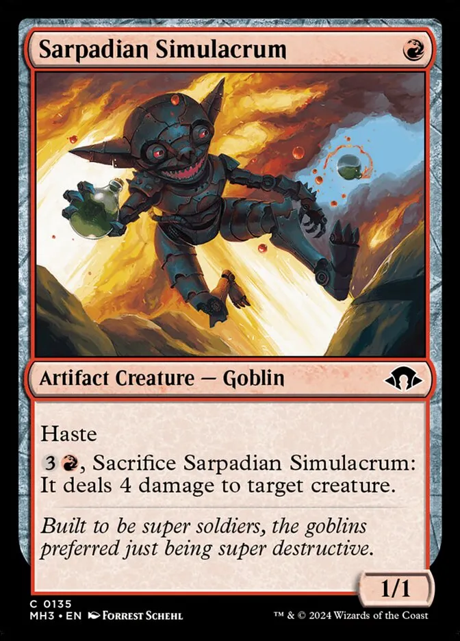 Sarpadian Simulacrum Front Face