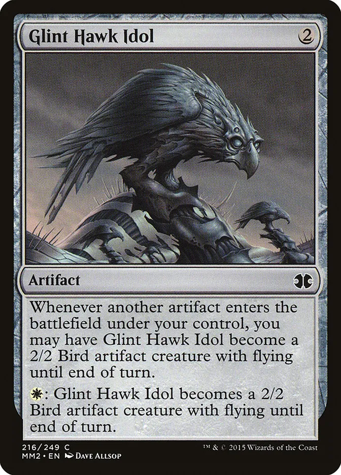 Glint Hawk Idol Front Face