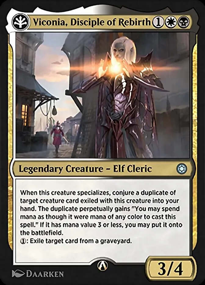 Viconia, Disciple of Rebirth Front Face