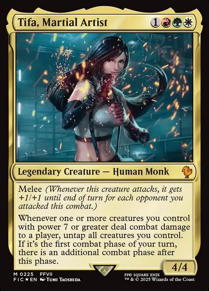 Tifa, Martial Artist Front Face
