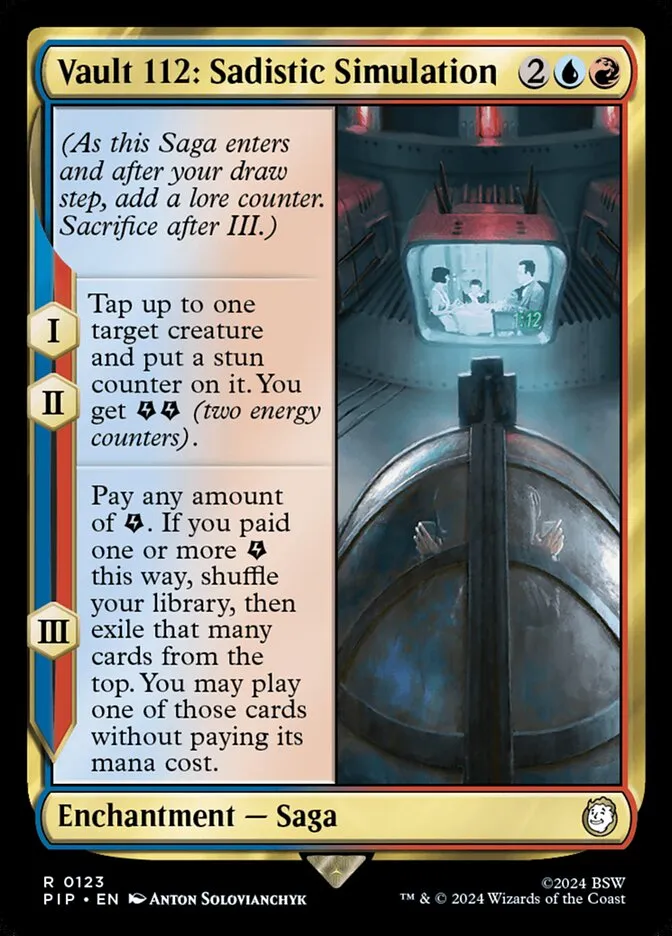 Vault 112: Sadistic Simulation Front Face