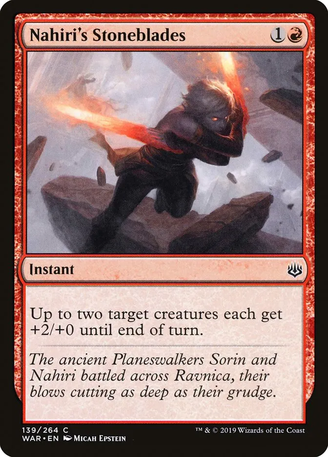 Nahiri's Stoneblades Front Face