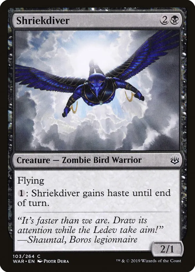 Shriekdiver Front Face