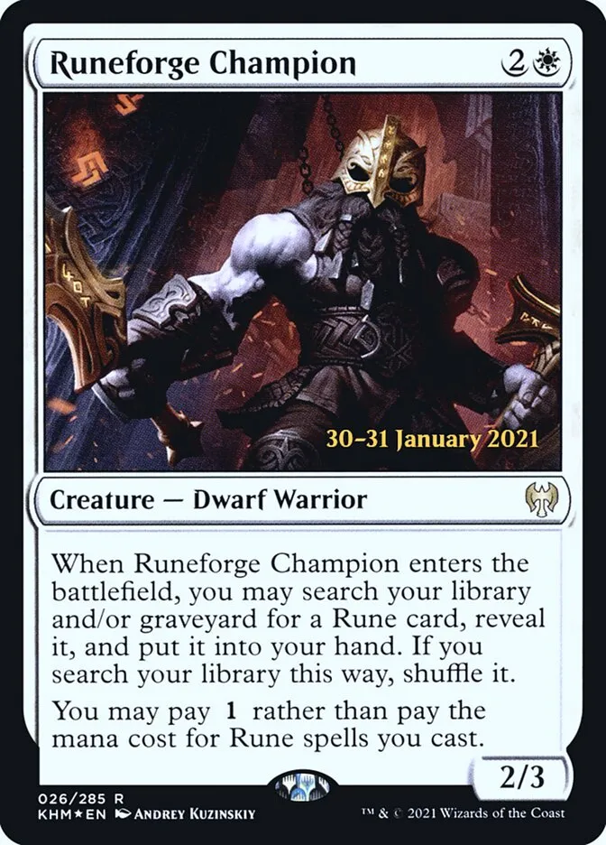 Runeforge Champion Front Face