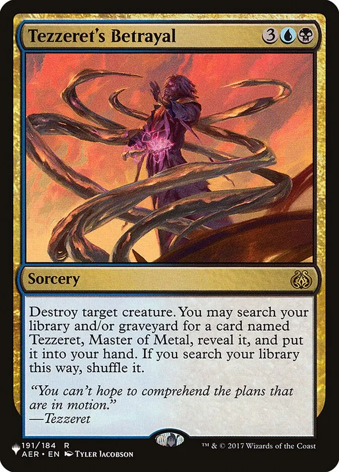 Tezzeret's Betrayal Front Face