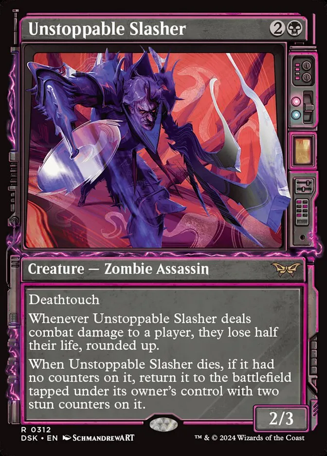 Unstoppable Slasher Front Face