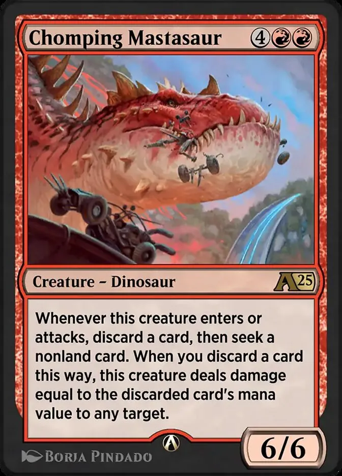 Chomping Mastasaur Front Face