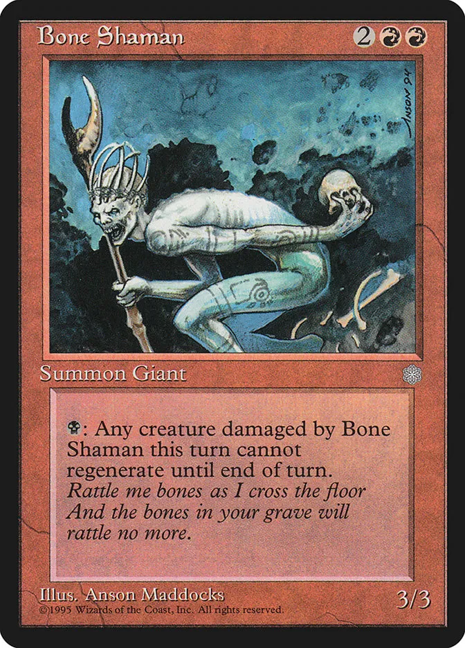 Bone Shaman Front Face