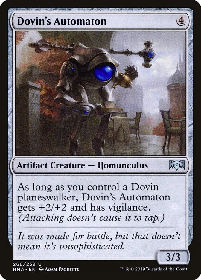 Dovin's Automaton Front Face