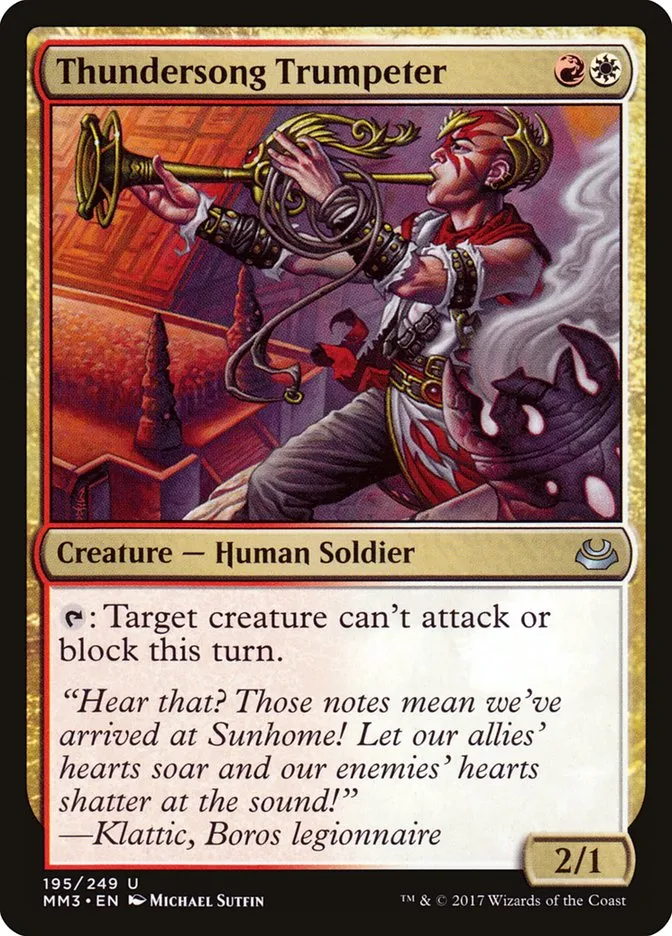 Thundersong Trumpeter Front Face