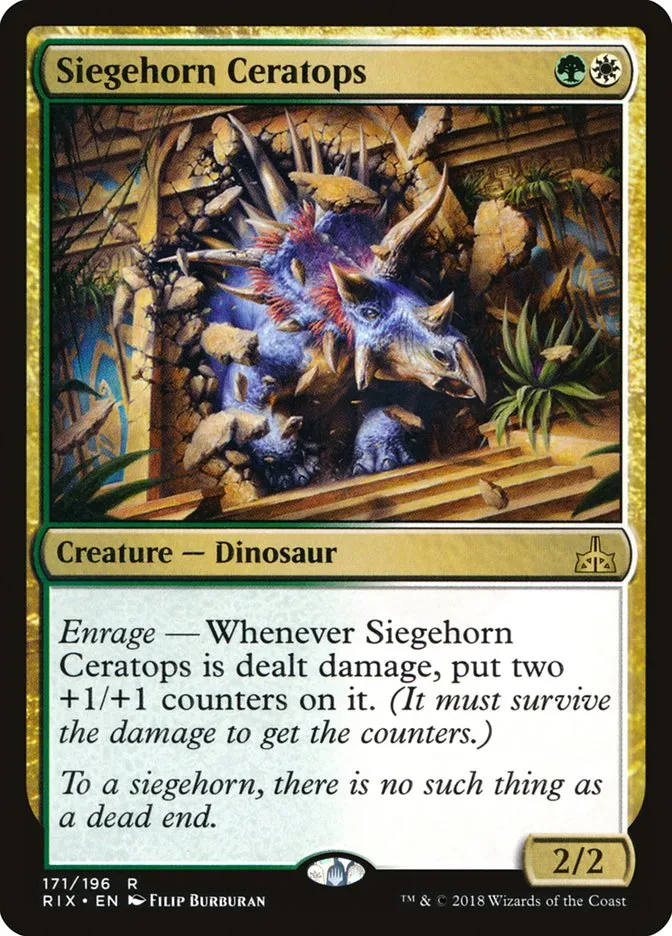 Siegehorn Ceratops Front Face