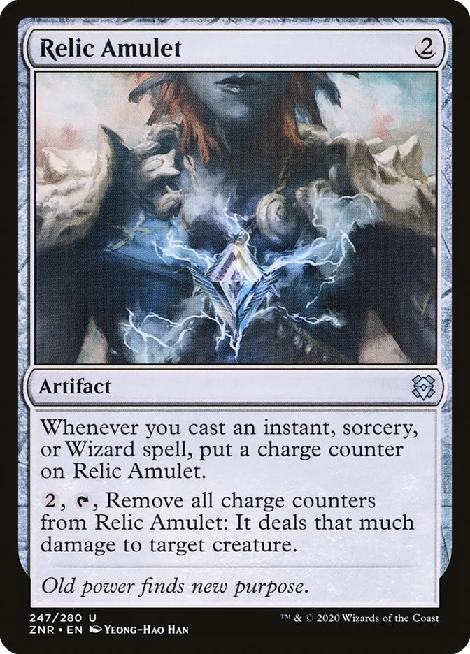 Relic Amulet Front Face
