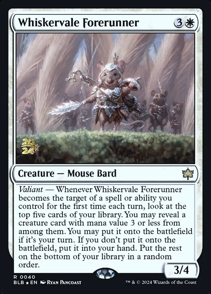 Whiskervale Forerunner Front Face