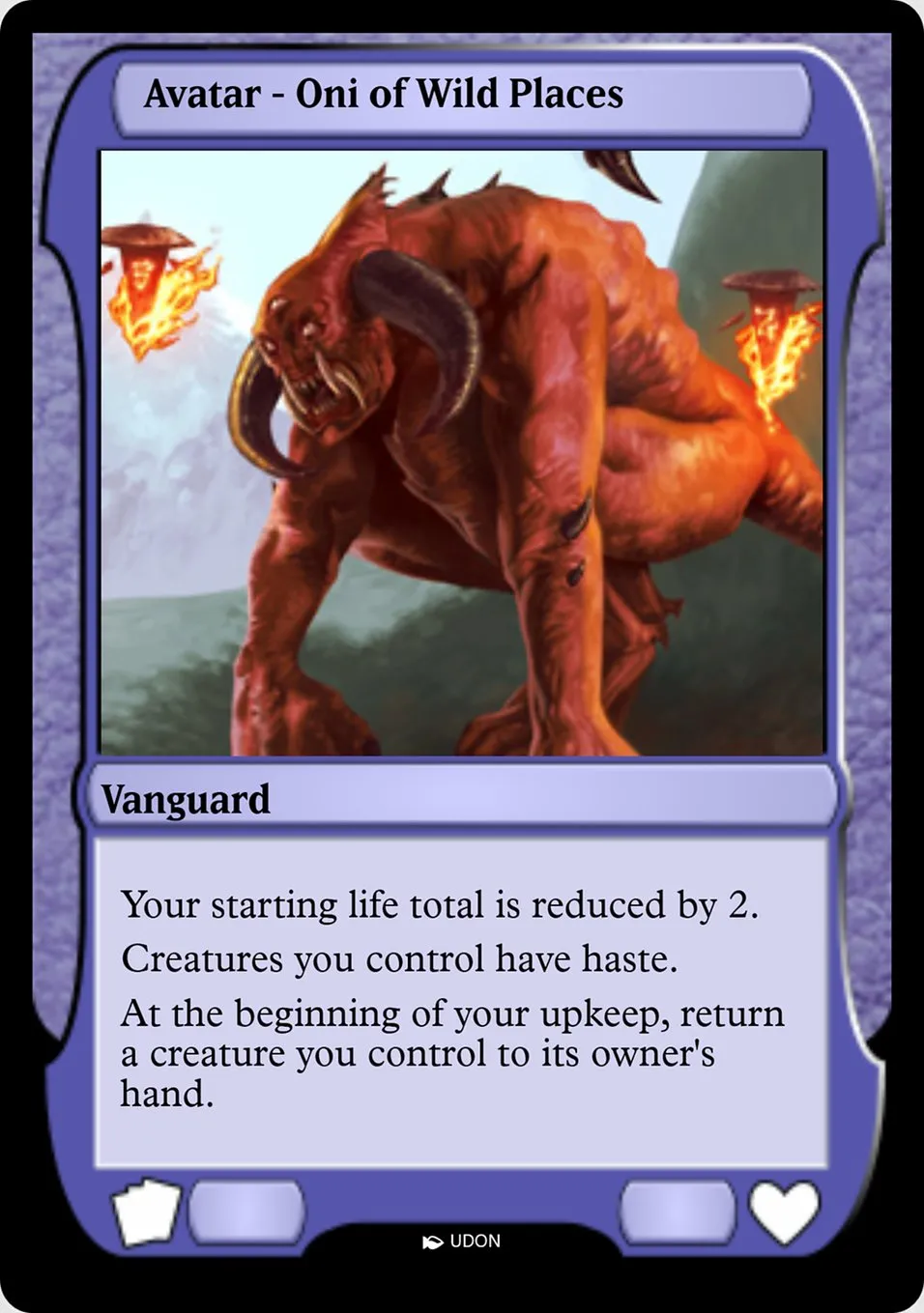 Oni of Wild Places Avatar Front Face