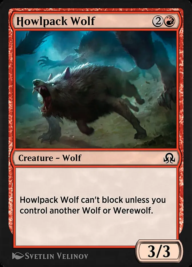 Howlpack Wolf Front Face