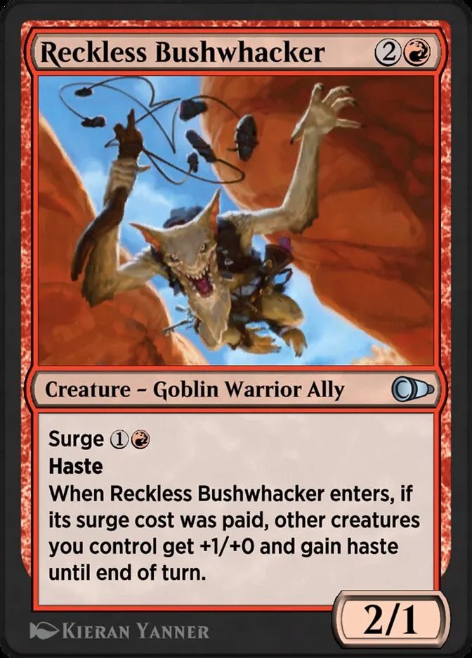 Reckless Bushwhacker Front Face