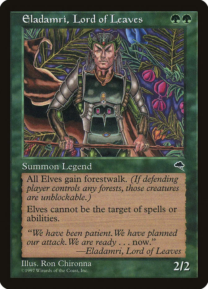 Eladamri, Lord of Leaves Front Face