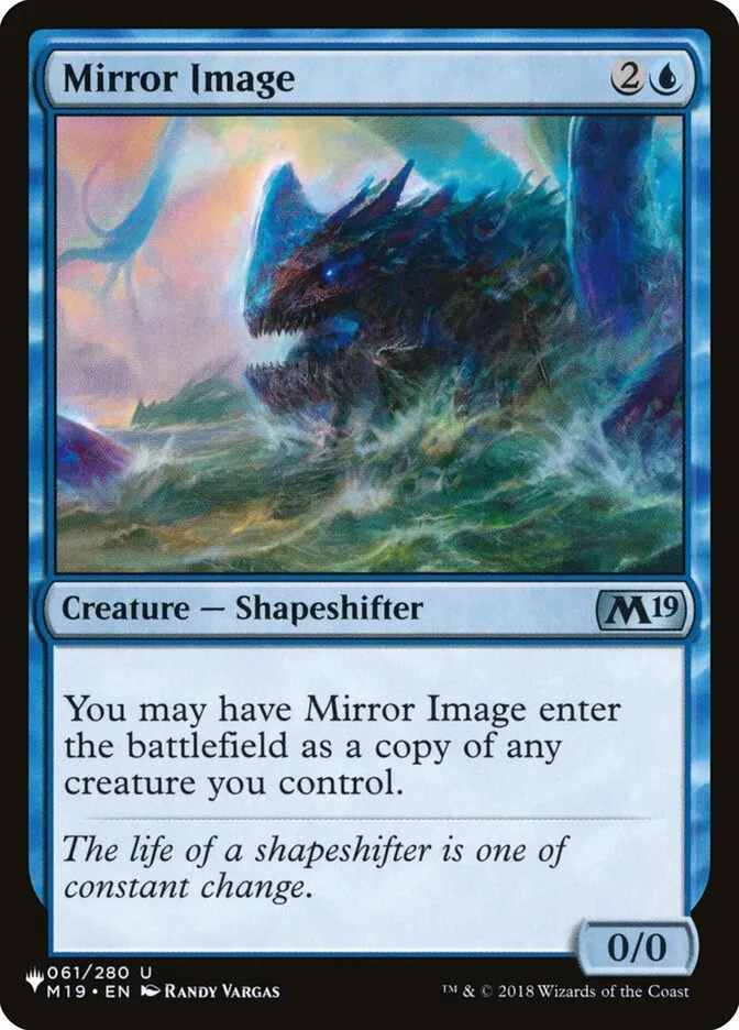 Mirror Image Front Face