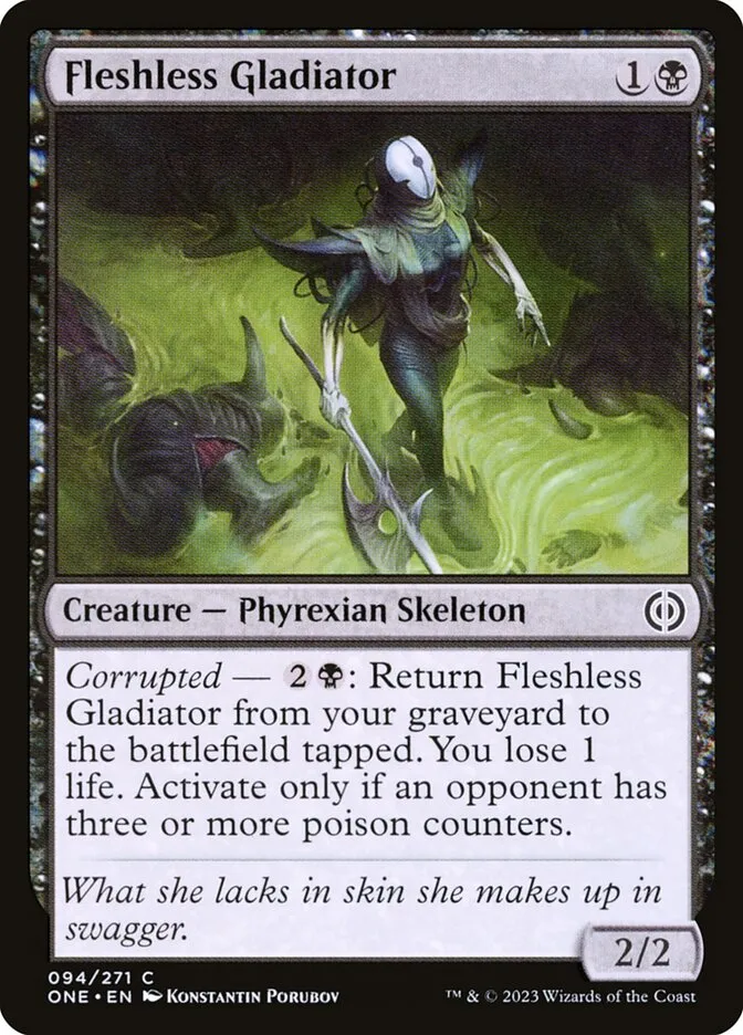 Fleshless Gladiator Front Face