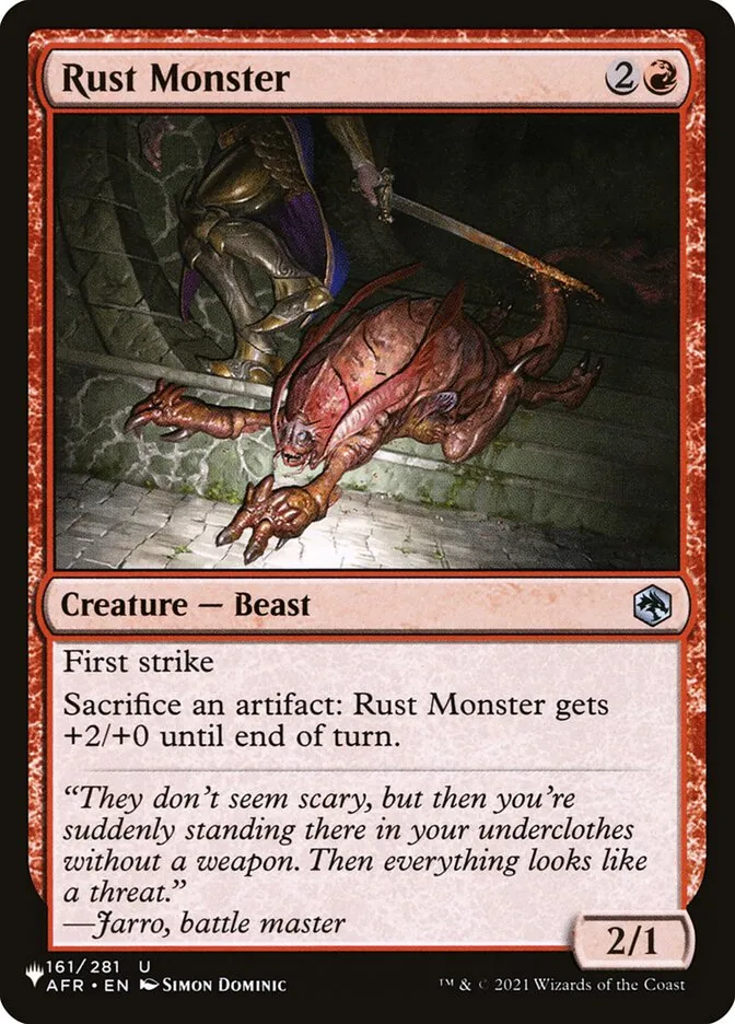 Rust Monster Front Face