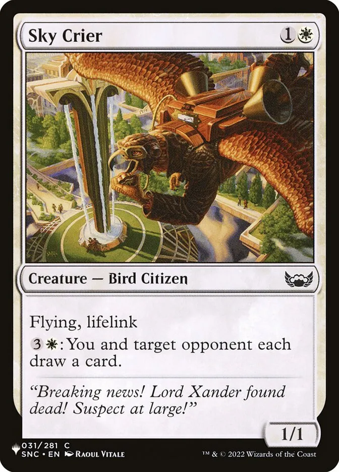 Sky Crier Front Face