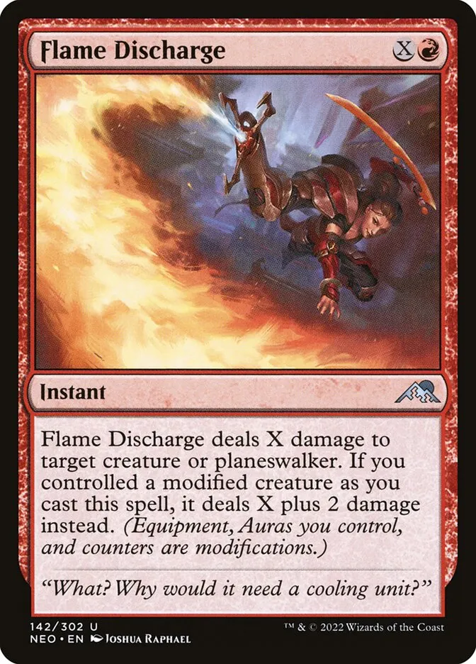Flame Discharge Front Face