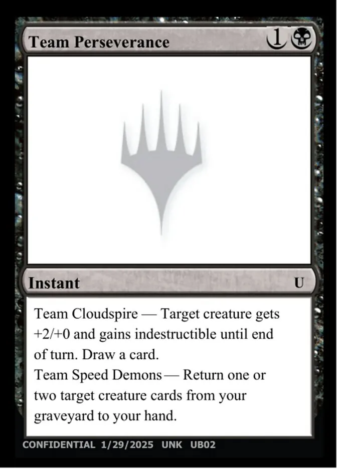 Team Perseverance Front Face