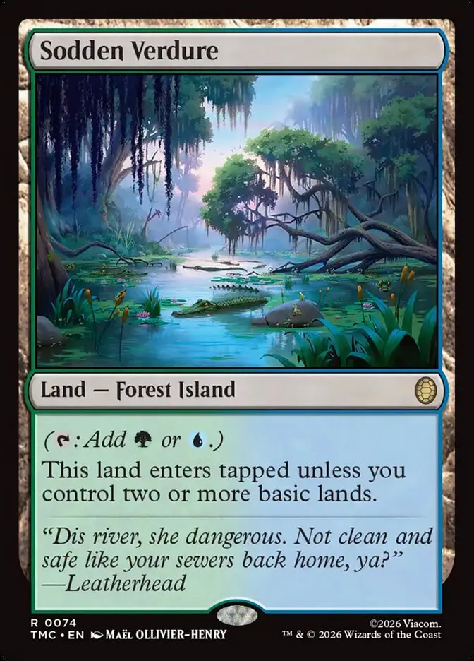 Sodden Verdure Front Face