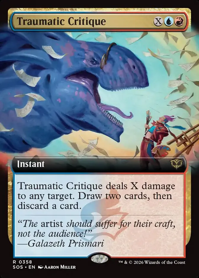 Traumatic Critique Front Face