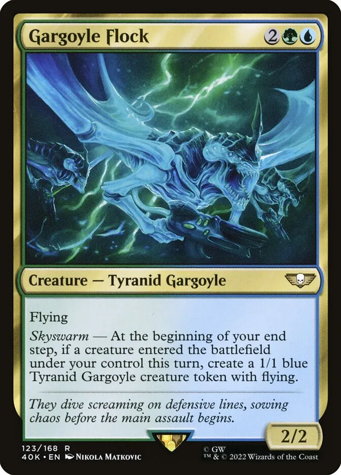 Gargoyle Flock Front Face