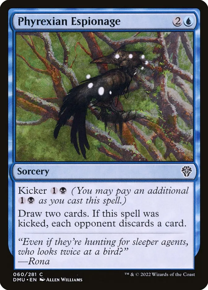 Phyrexian Espionage Front Face