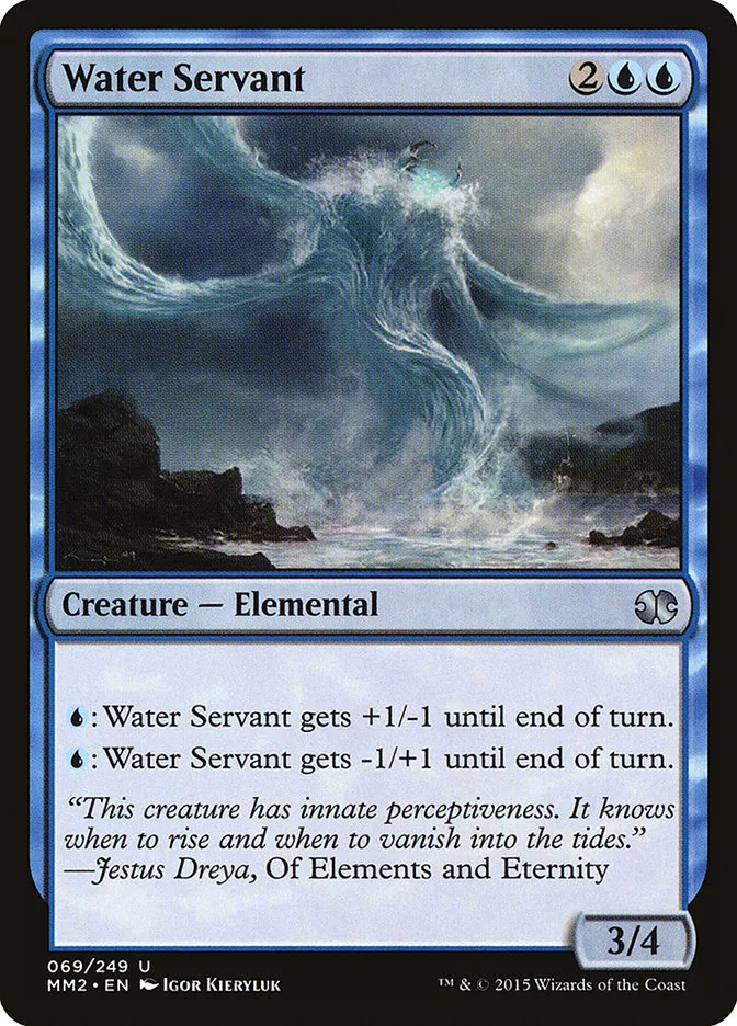 Water Servant Front Face