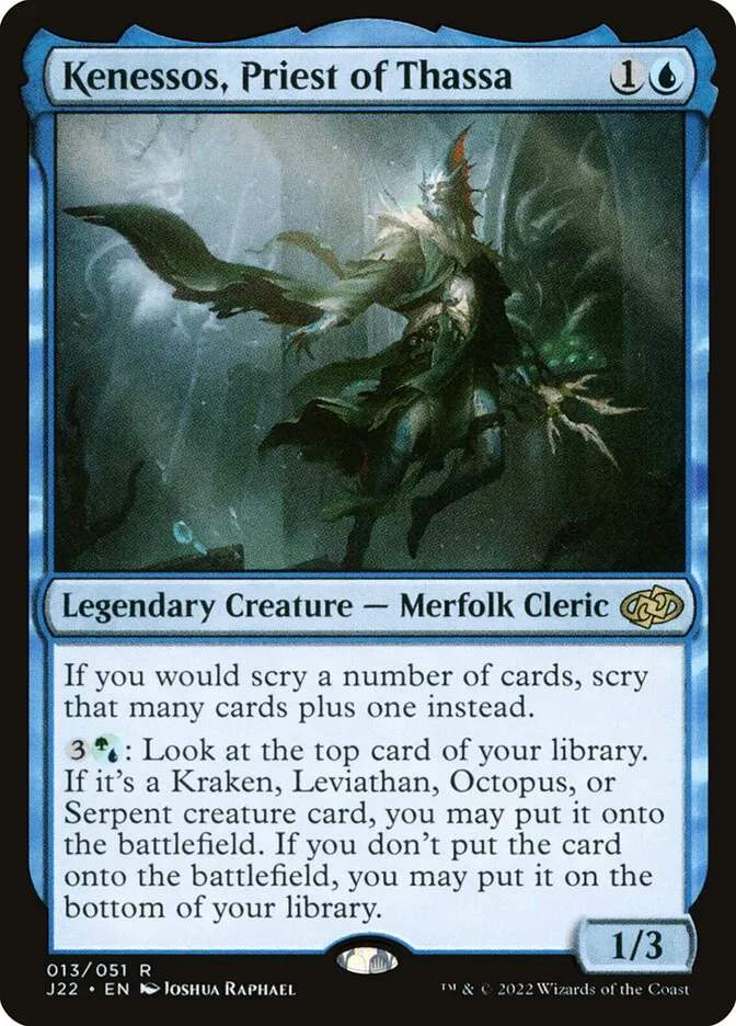 Kenessos, Priest of Thassa Front Face