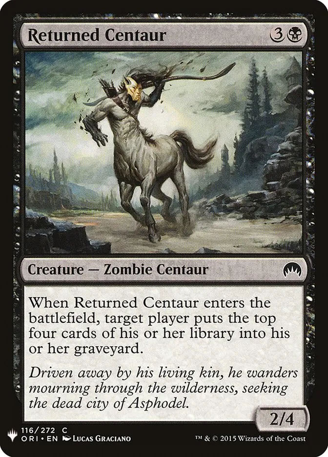 Returned Centaur Front Face