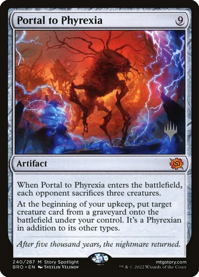 Portal to Phyrexia Front Face