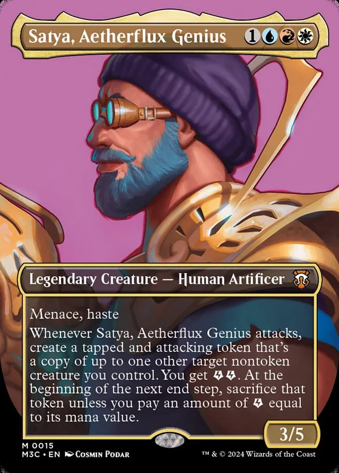 Satya, Aetherflux Genius Front Face