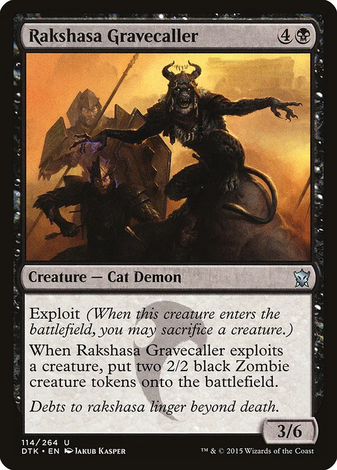 Rakshasa Gravecaller Front Face