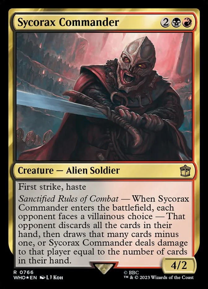 Sycorax Commander Front Face
