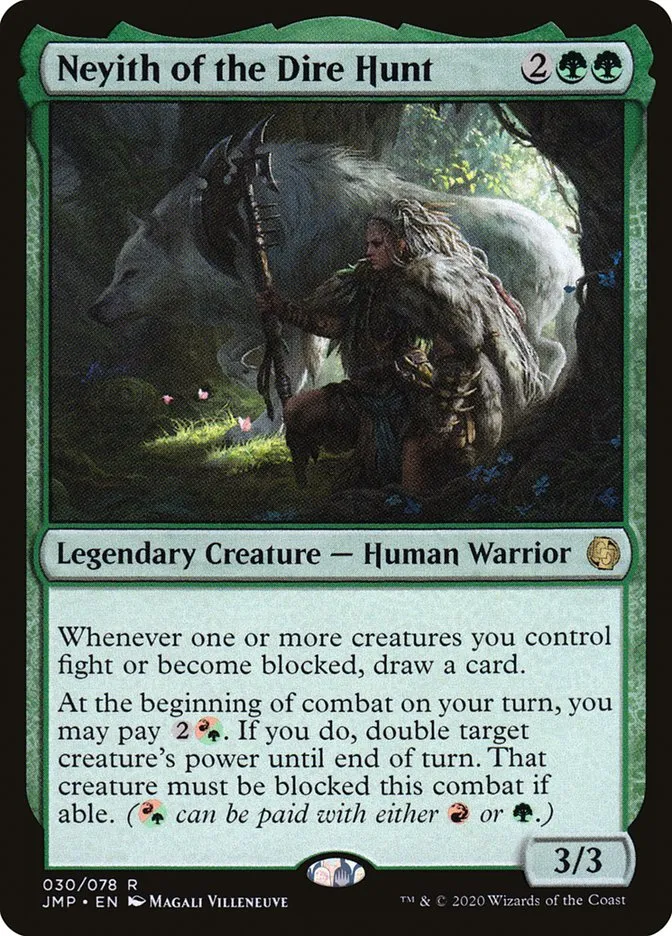 Neyith of the Dire Hunt Front Face