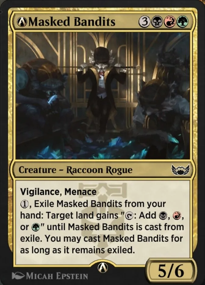 A-Masked Bandits Front Face