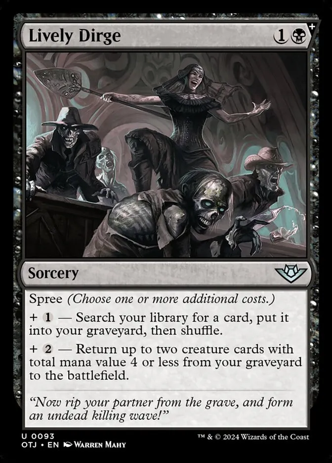 Lively Dirge Front Face
