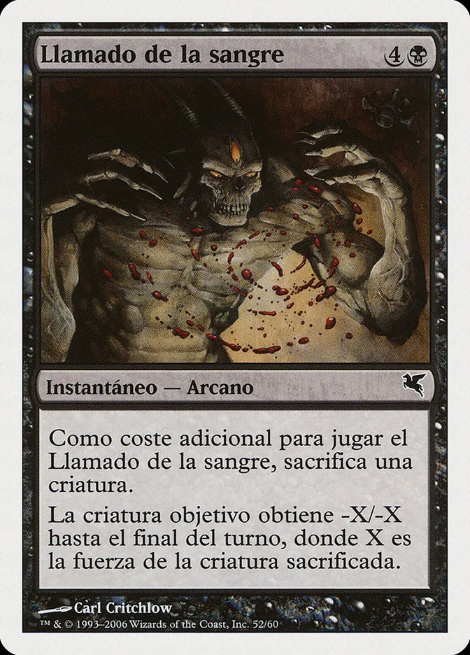 Call for Blood Front Face